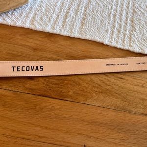 NWT Tecovas Men’s Brown Leather Belt Sz38